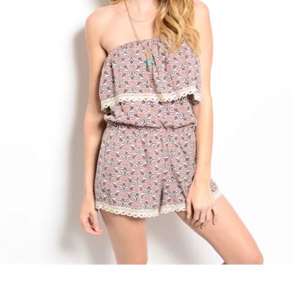 Candy Rose Love is Forever Romper