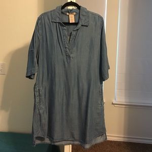 Denim tunic