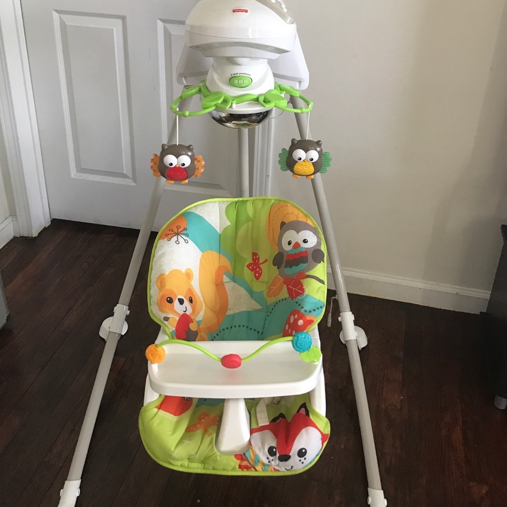 Fisher price owl swing