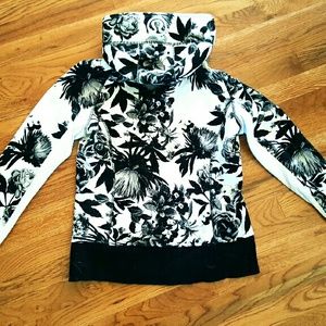 RARE!  Lululemon Brisk Bloom Scuba Hoodie, sz.10