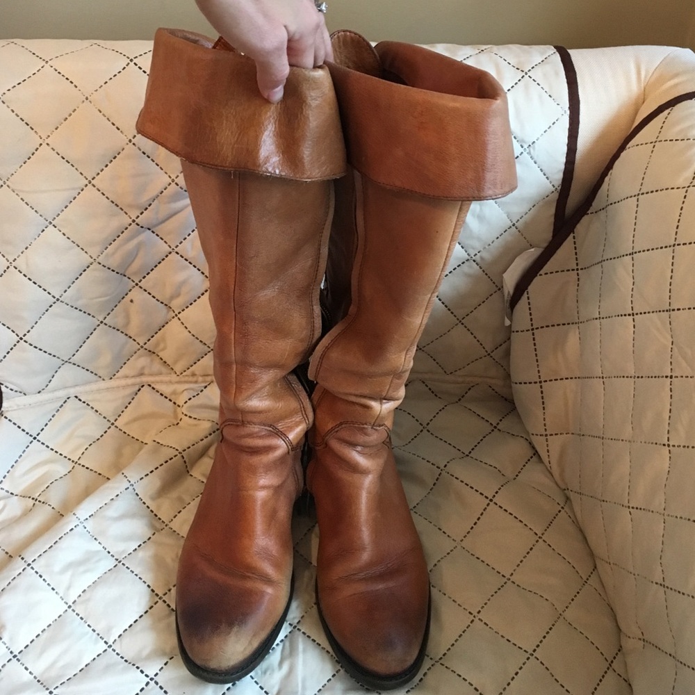 Vince Camuto leather over the knee boots