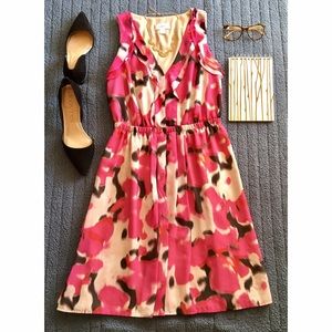 LOFT Flutter Top Knee-Length Dress •[SIZE 4]•