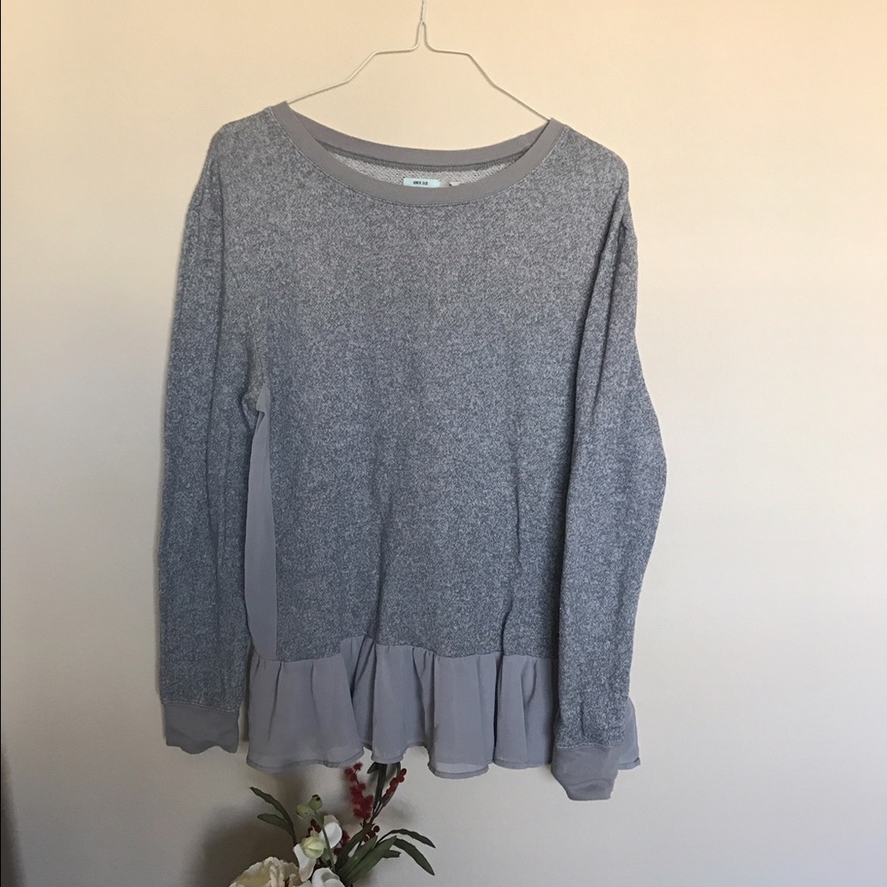 Peplum sweater