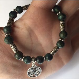 Chrysocolla Tree of Life Bracelet