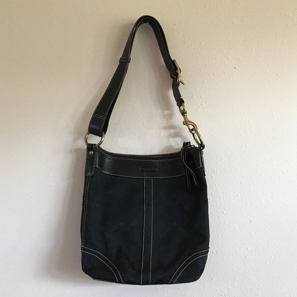 Coach Signature Duffle Shoulder Bag