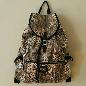 Victoria's Secret PINK backpack Leopard print
