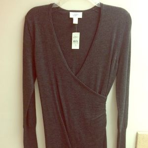 Loft, gray dress. Very comfortable!