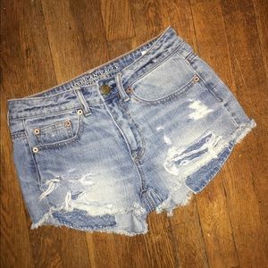 "Hi-Rise Festival" American Eagle shorts