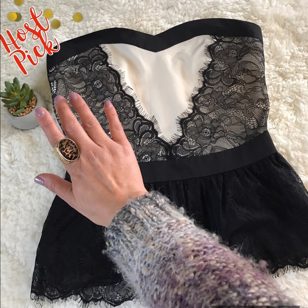 🔥❤️️Monteau Strapless top + leopard rig- BUNDLE