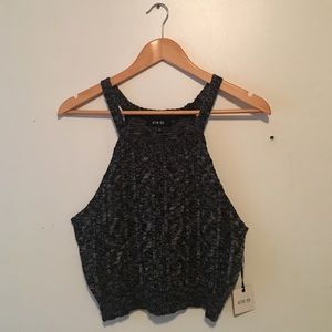 Sleeveless crop top