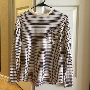 Zara girls striped cotton shirt size XL