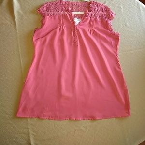 Beautiful Pink Maternity Blouse