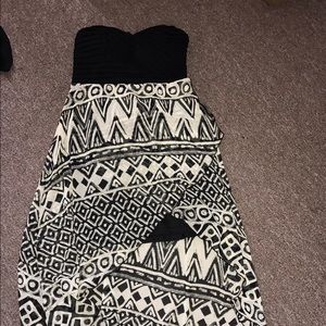 Strapless dress