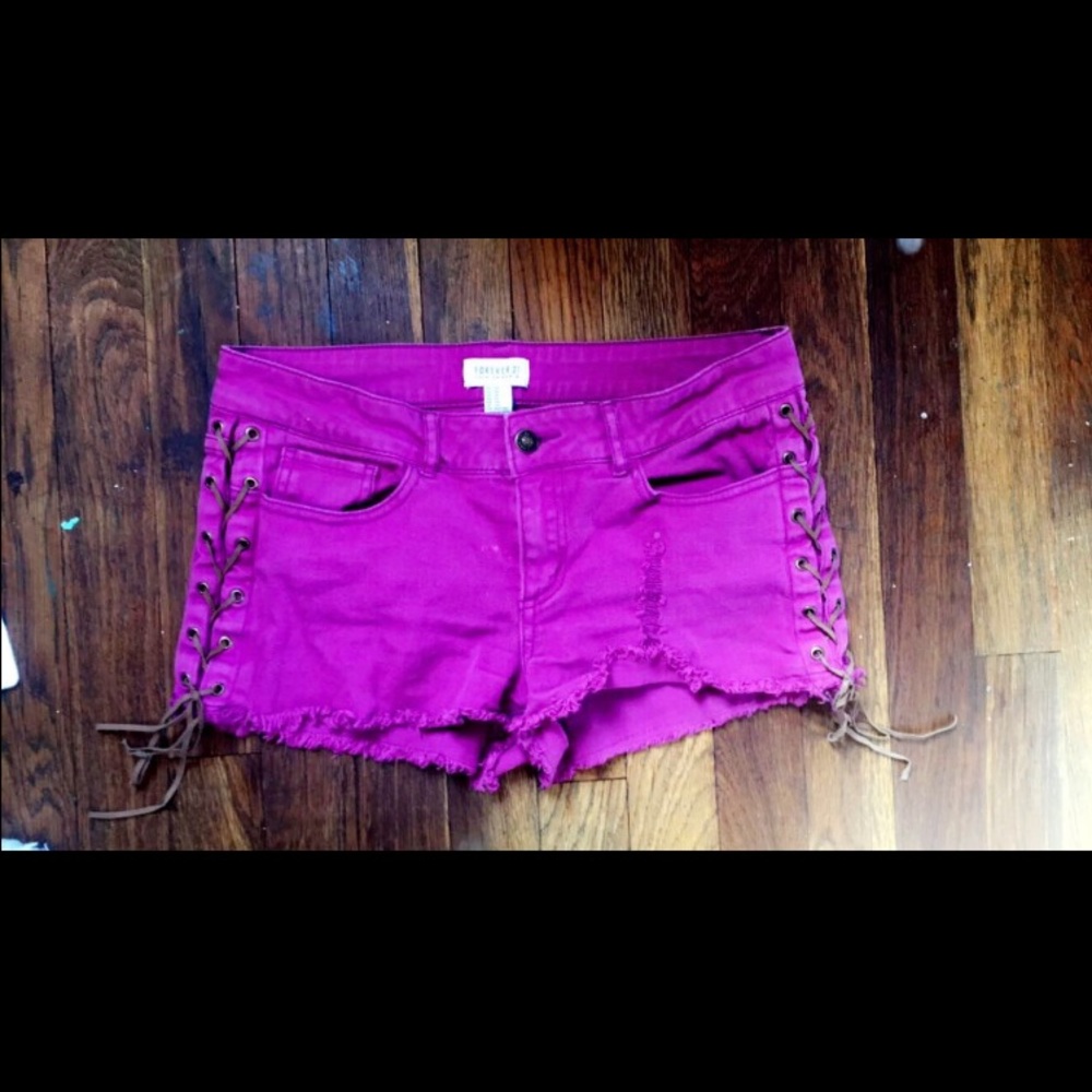 Magenta Shorts