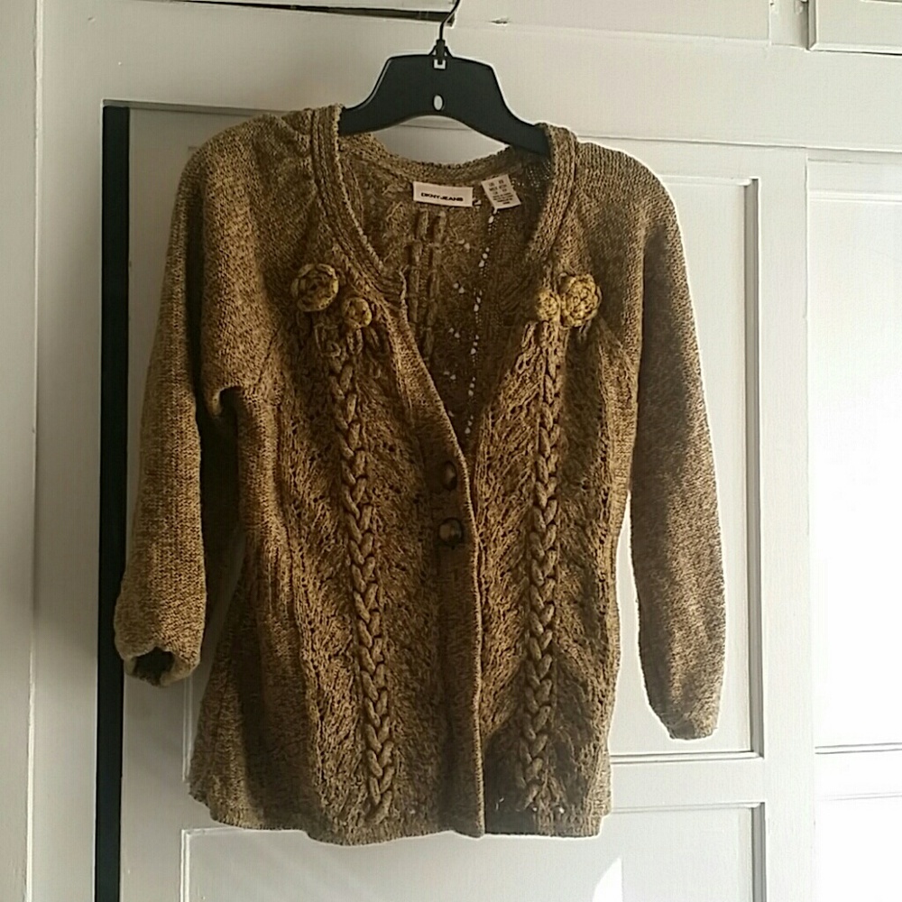 Beautiful green blend cardigan DKNY