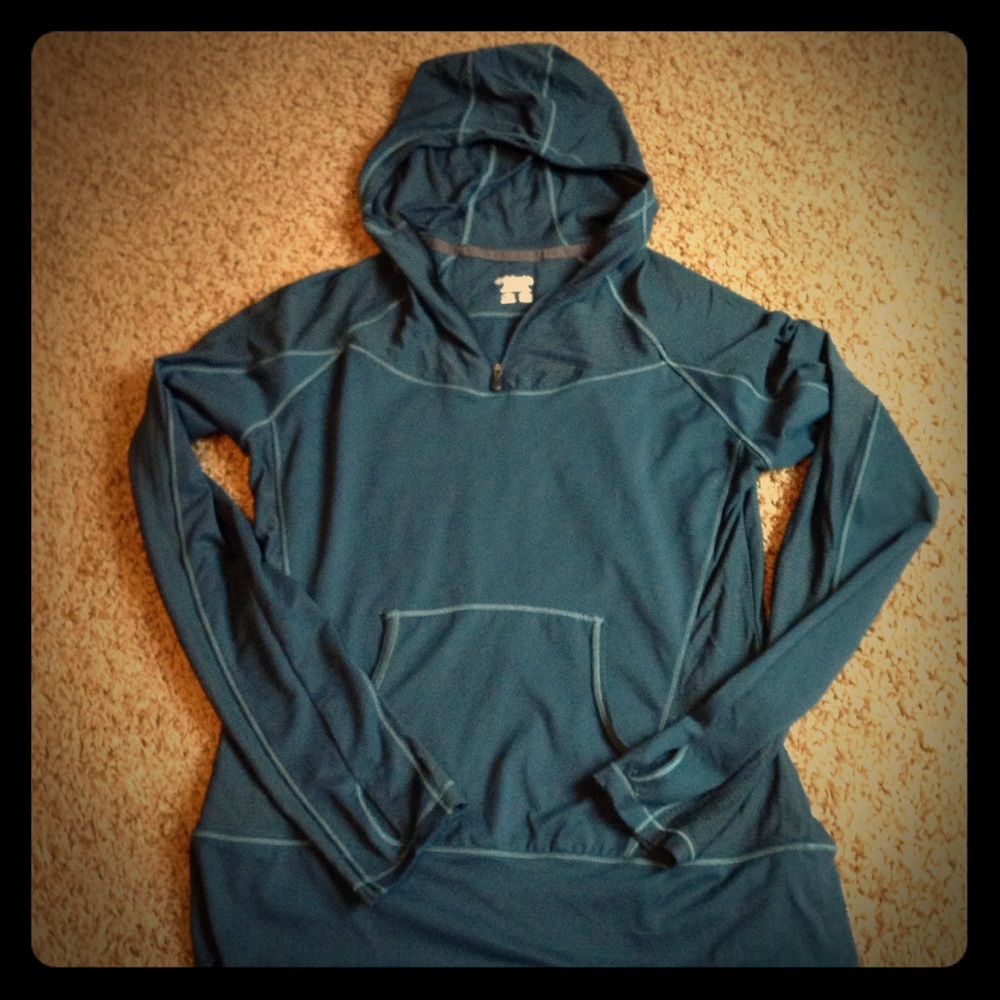 Columbia Light Weight Tech Hoodie w/ Thumb Holes M