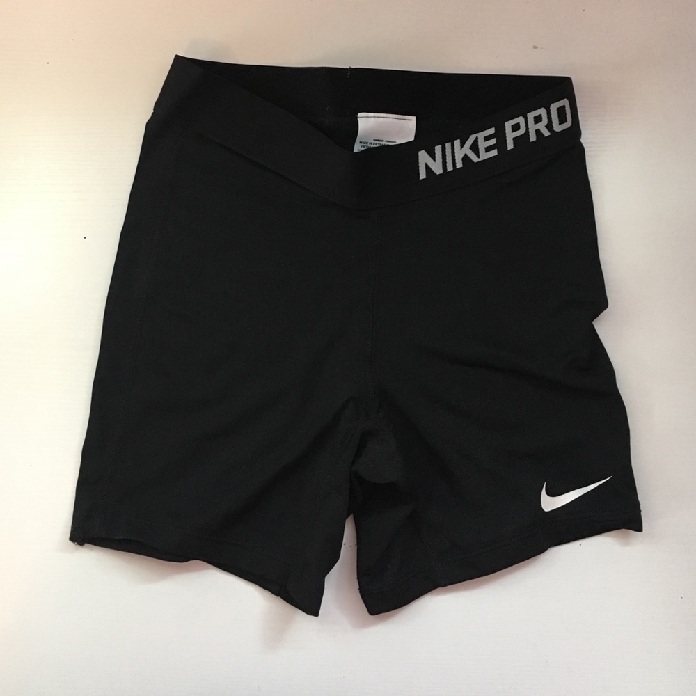 Girls Nike Pro Dri-Fit Spandex Shorts