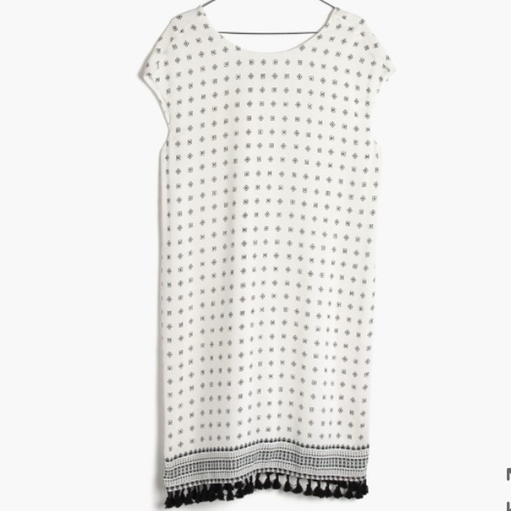 Madewell- Scatterblock tassel dress - Picture 4 of 4