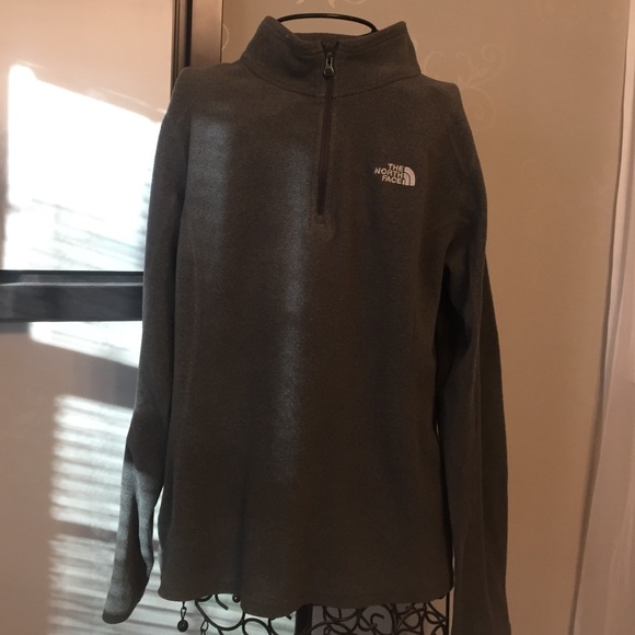 North Face dark grey quarter zip-up - Picture 1 of 4
