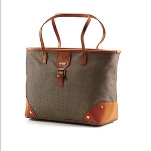Hartmann Herringbone Luxe Tote
