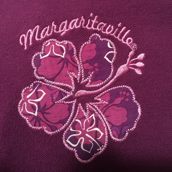 Purple Margaritaville polo L - Picture 3 of 5