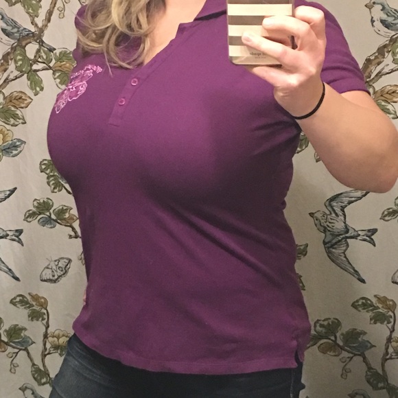 Purple Margaritaville polo L - Picture 5 of 5