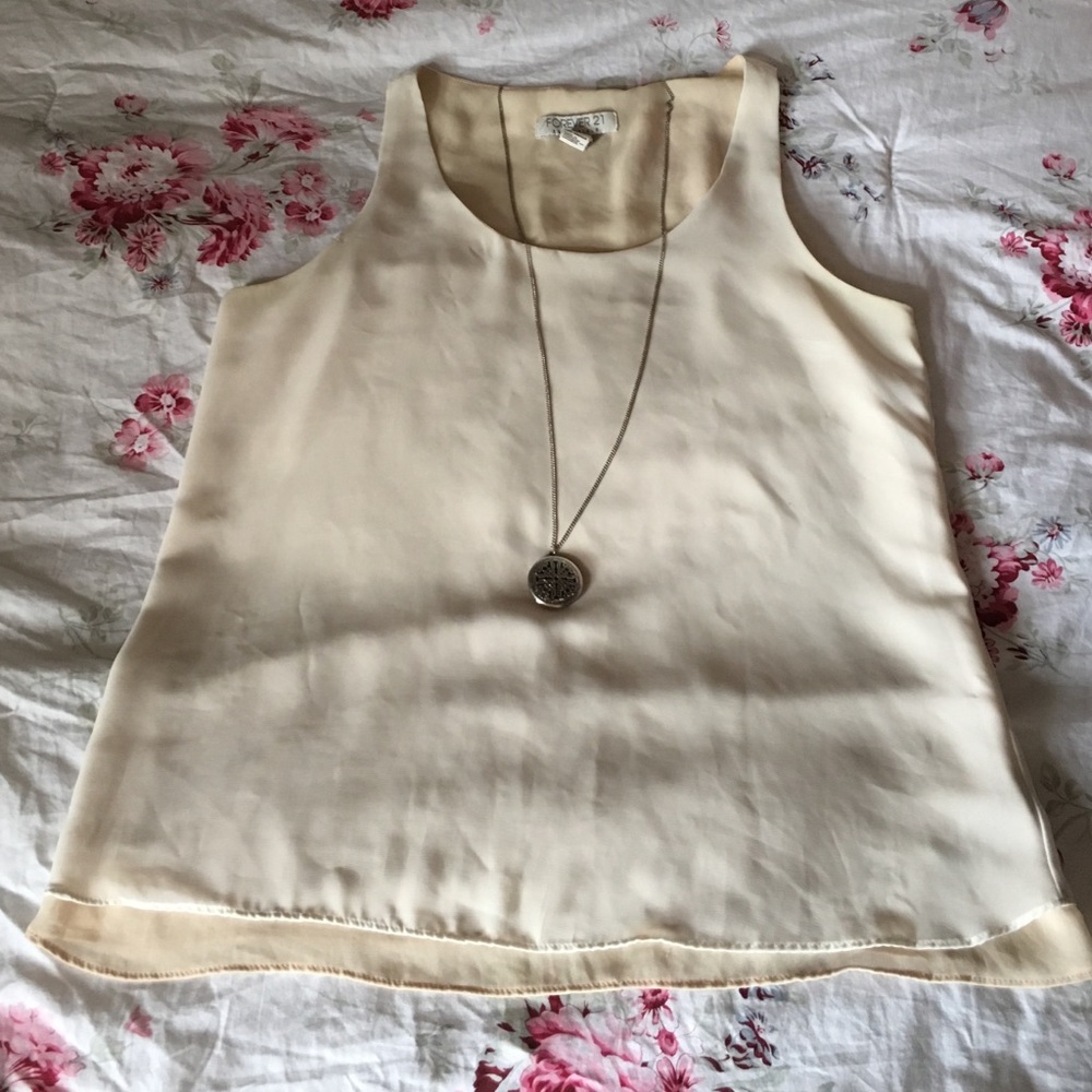 Elegant Chiffon Tank Top