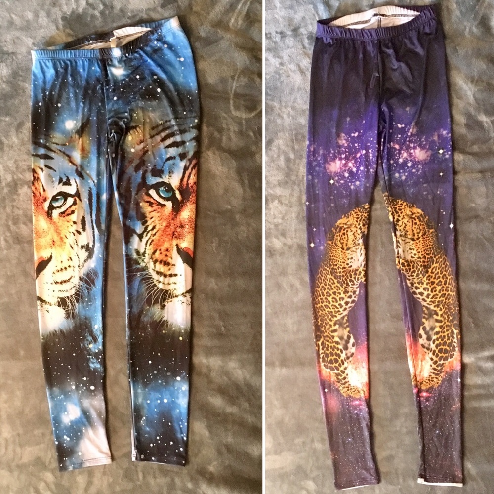 TWO pairs Ragstock Spandex leggings
