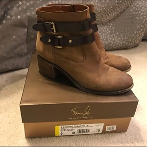 Franco Sarto leather booties.