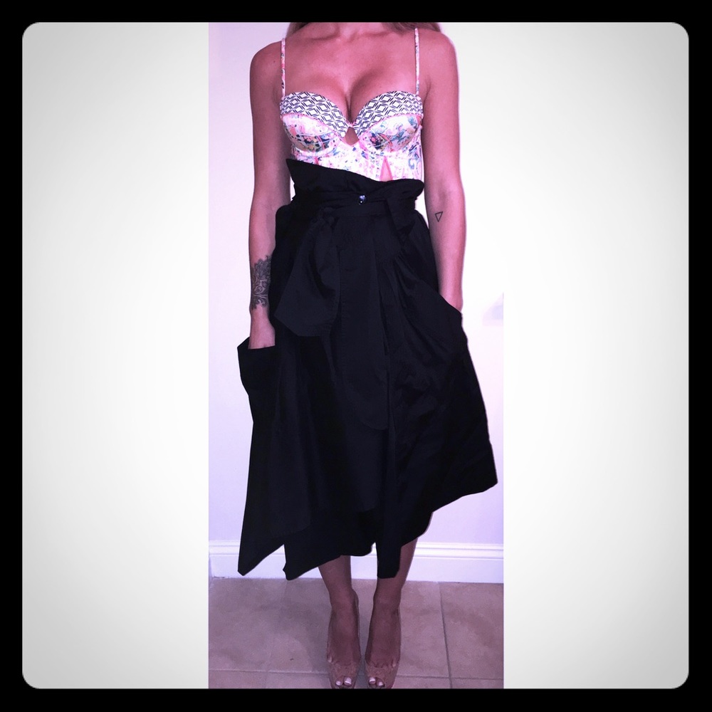 Max Mara couture wrap around skirt