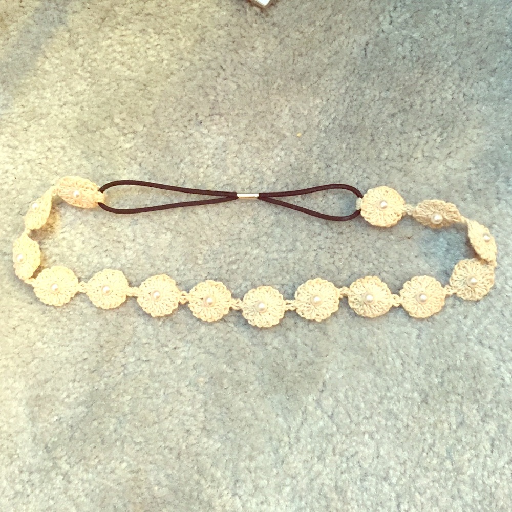 Flower wrap around headband