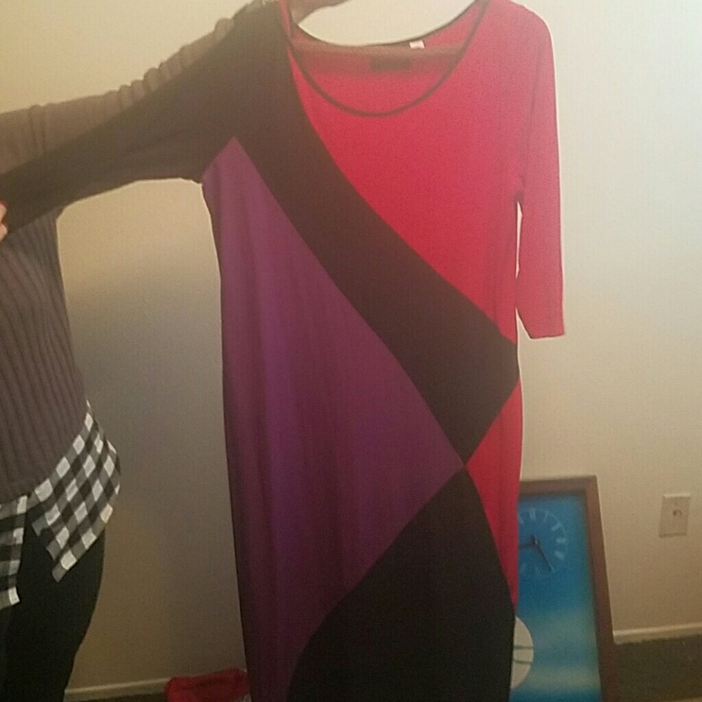 Long colorful dress