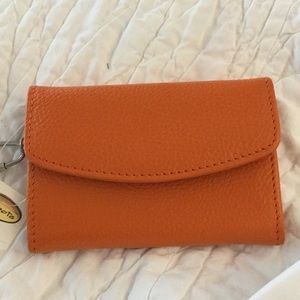 Talbots Bags - Talbots small orange leather purse Talbots Bags - Talbots small orange leather purse