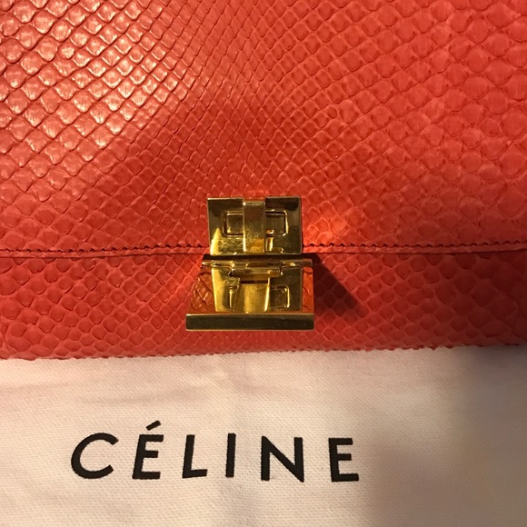 Python Céline Trapeze Handbag - Picture 2 of 4