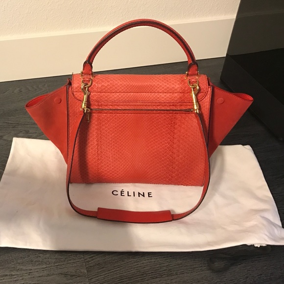 Python Céline Trapeze Handbag - Picture 4 of 4