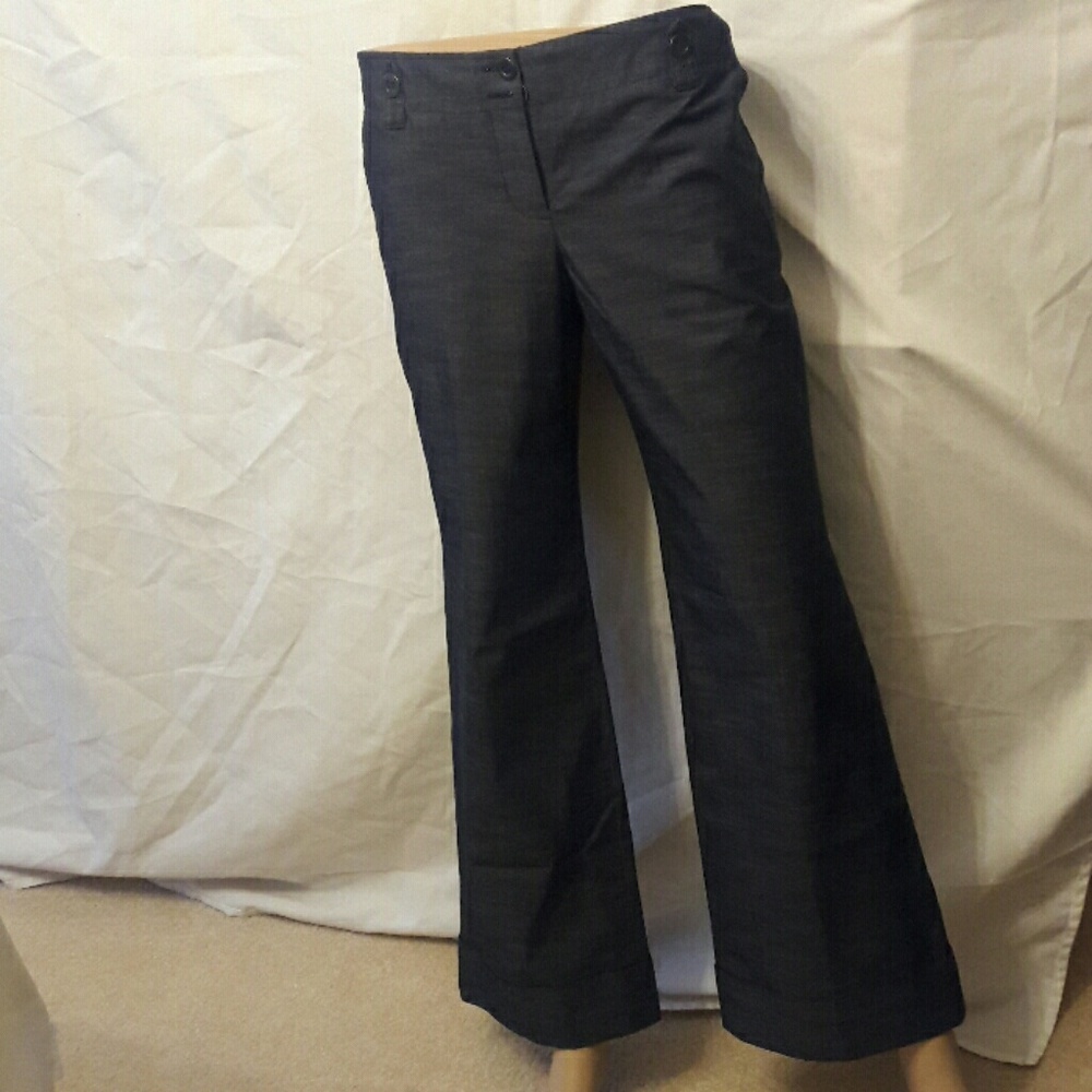 Ann Taylor Loft marisa charcoal slacks