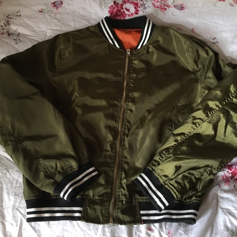 Shiny Bomber Jacket
