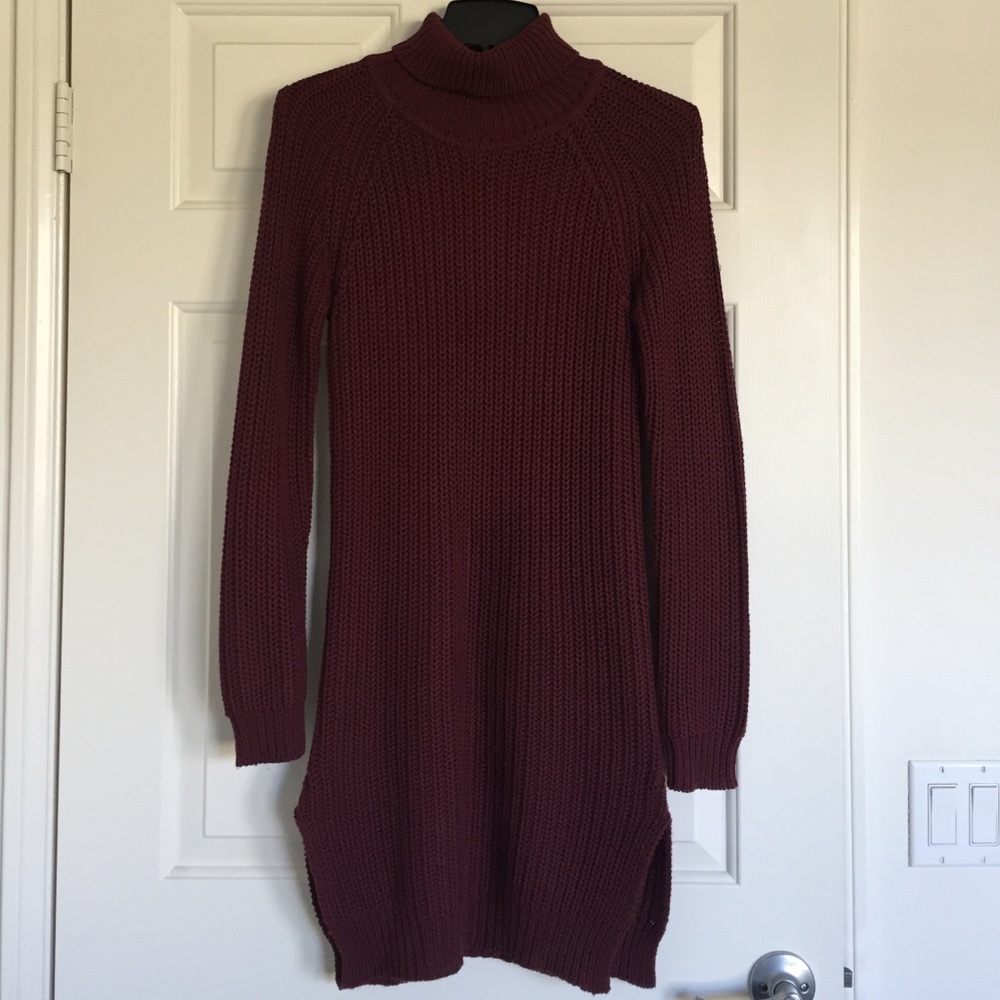 Knit Turtleneck Dress