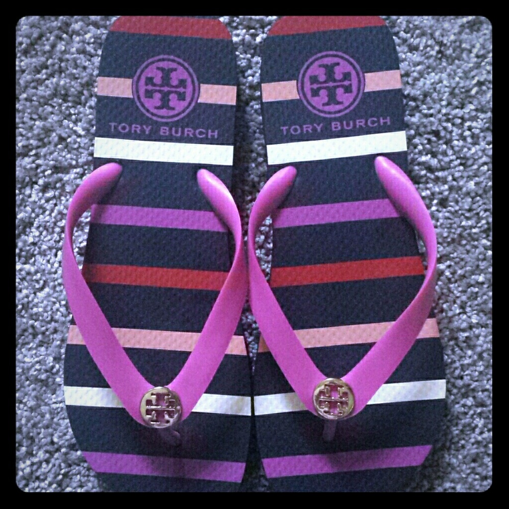 Tory burch flip flops
