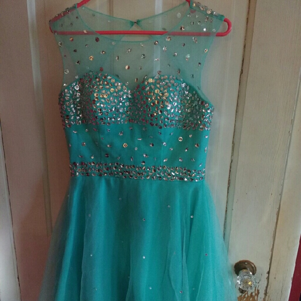 Baby Blue homecoming dress