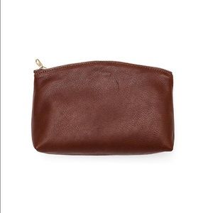 NWOT Molasses Leather Baggu Clutch