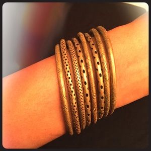 Lovely brass bangles from Rajasthan India