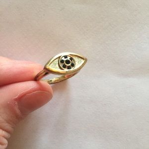 House of Harlow evil eye ring