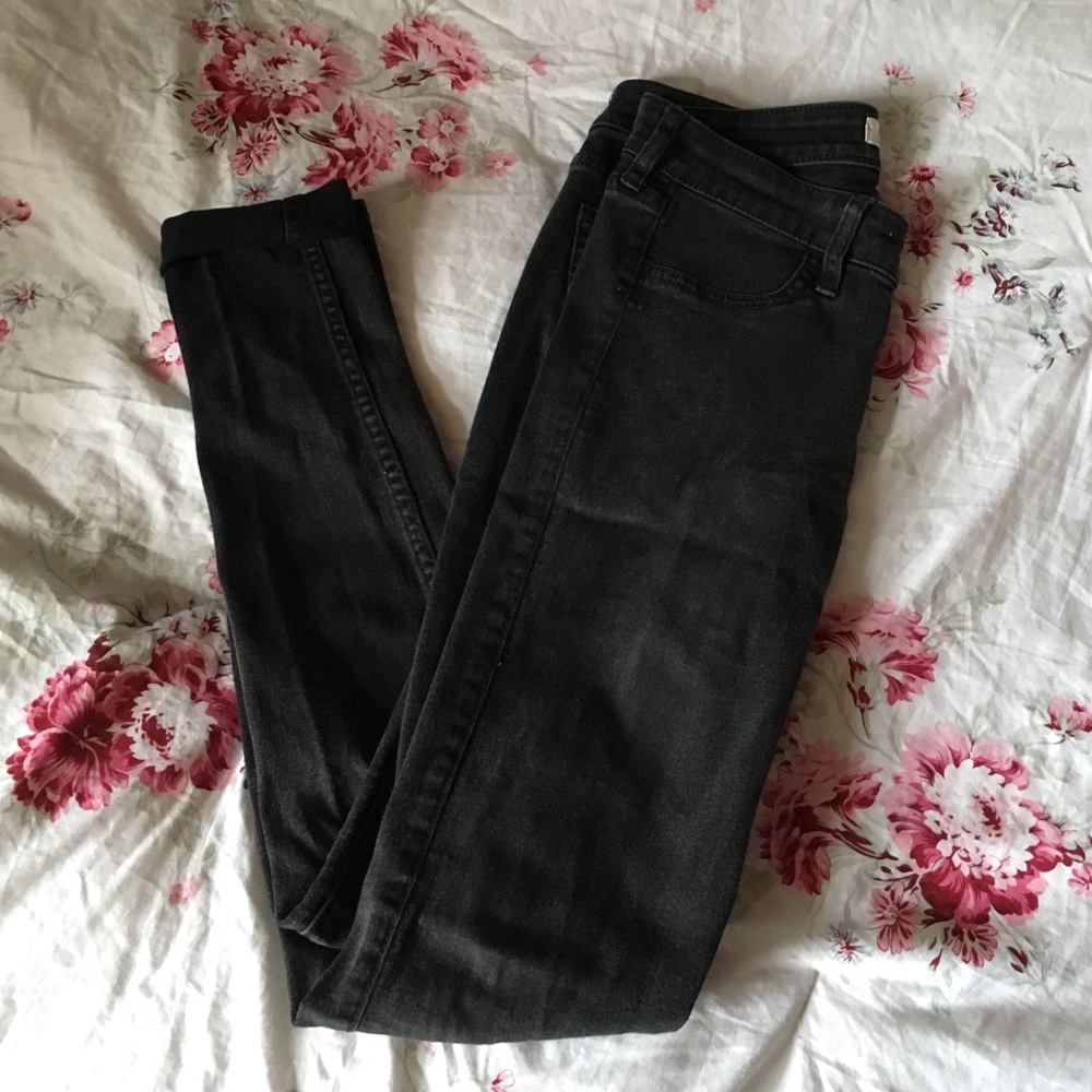 Hollister Faded Black Super Skinny Jeans