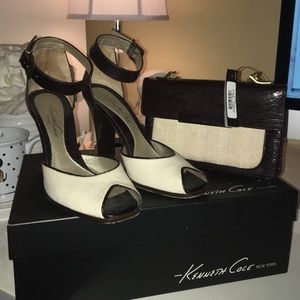Kenneth Cole Shoes and Clutch