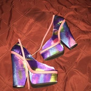 💋Grown & Sexy 💃🏽Multi Color Stack Heel