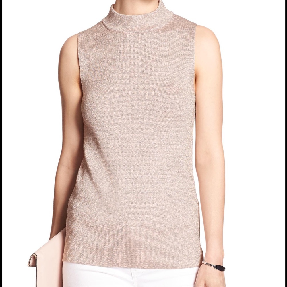 Banana Republic Mock Neck Top