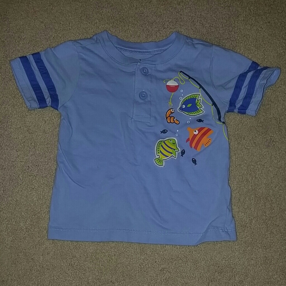 Blue Fishing Tee