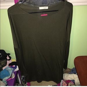 Olive green long sleeve