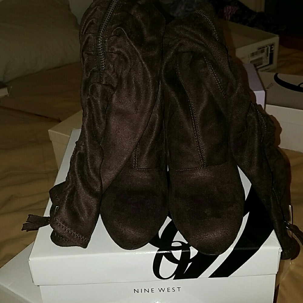 Nine West Knee High Zip